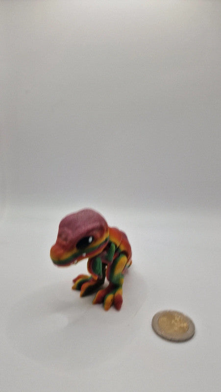Petite Figurine de Dinosaure Multicolore